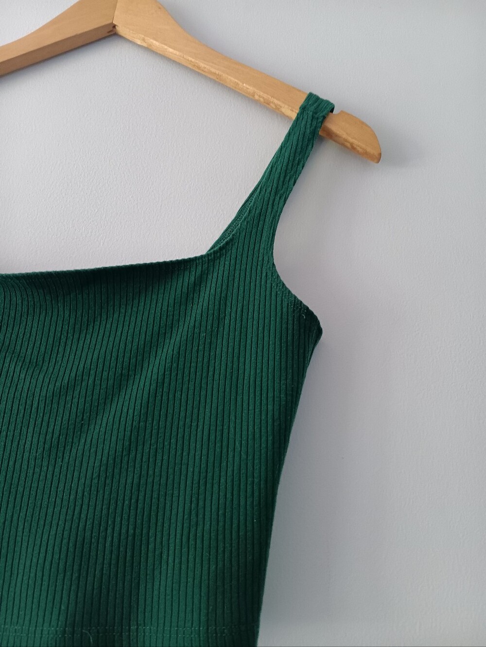 Reformation Ribbed Green Tank  S - Picture 3 of 6